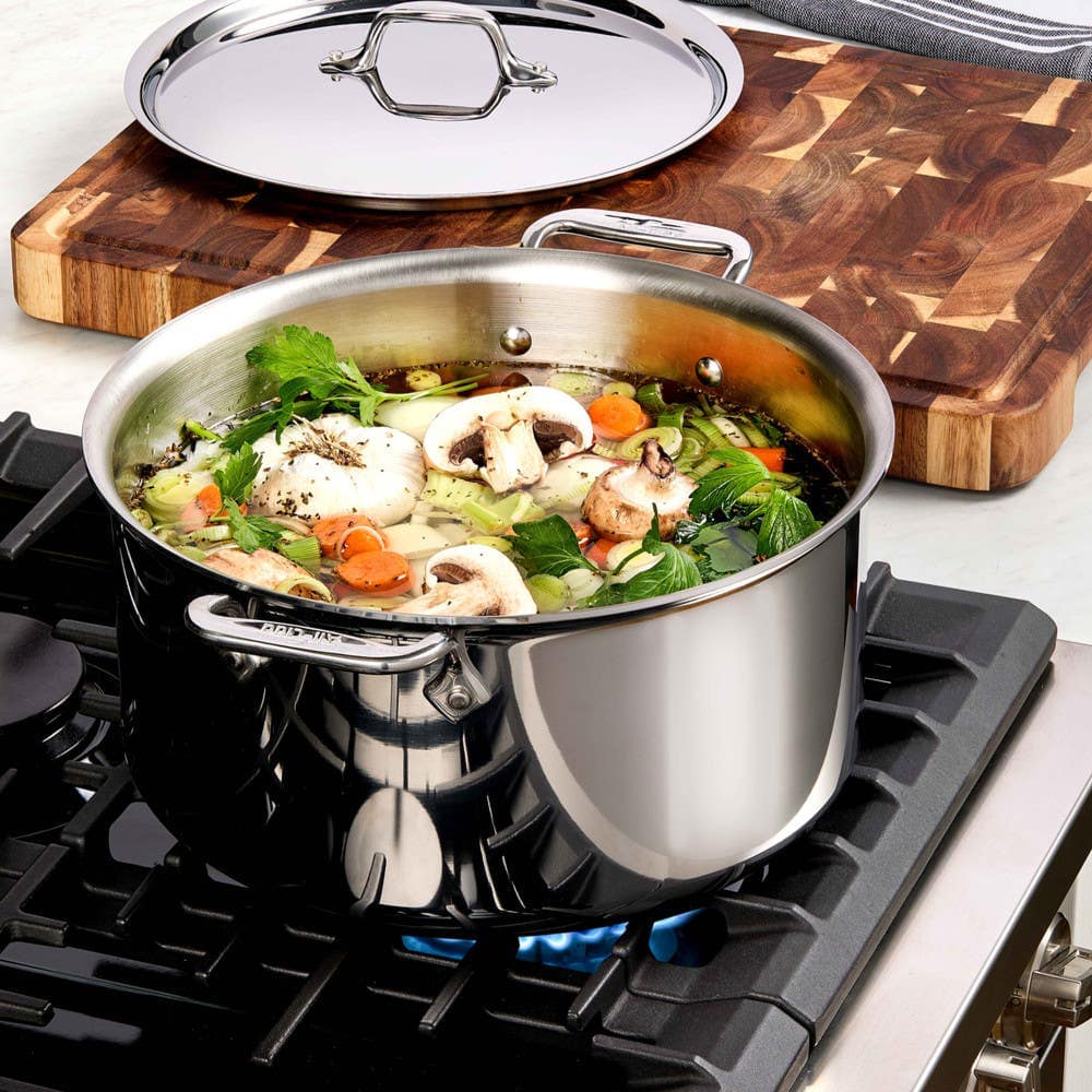 Cookware Sets All-Clad D3 Stainless Steel 10 Piece Cookware Set