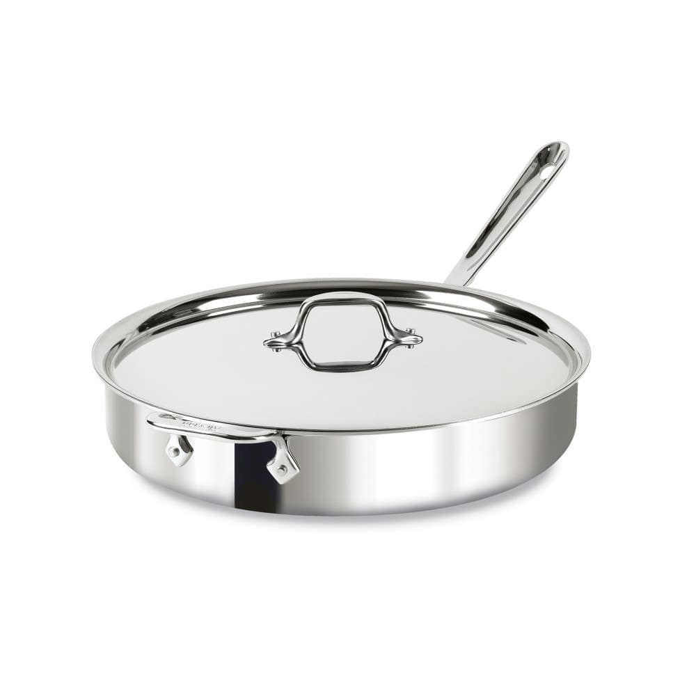 All-Clad D3 Stainless Steel 6 qt. Saute Pot