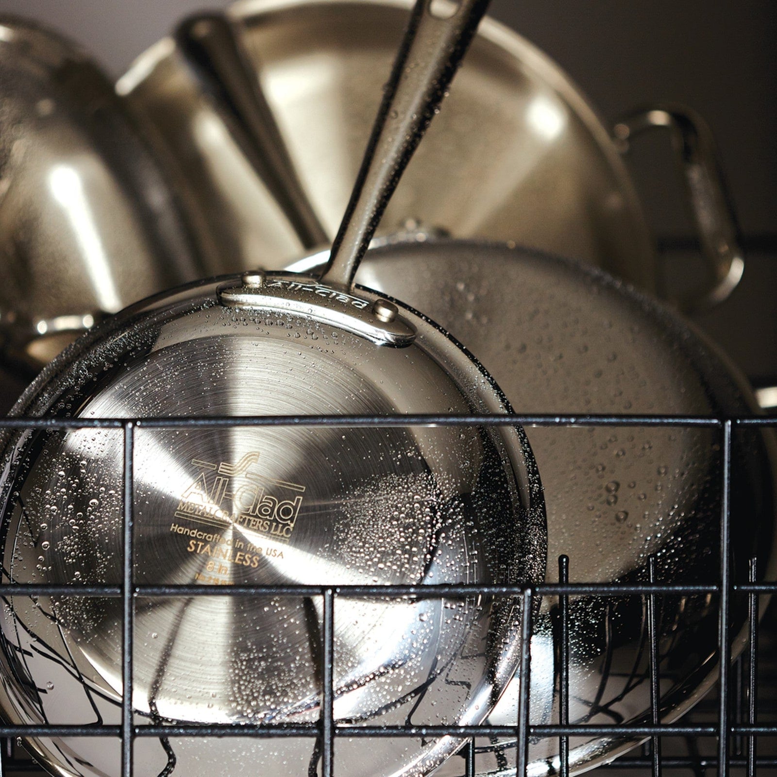 All-Clad Cookware Accessories All-Clad D3® Tri-Ply Stainless-Steel 14-Piece Cookware Set