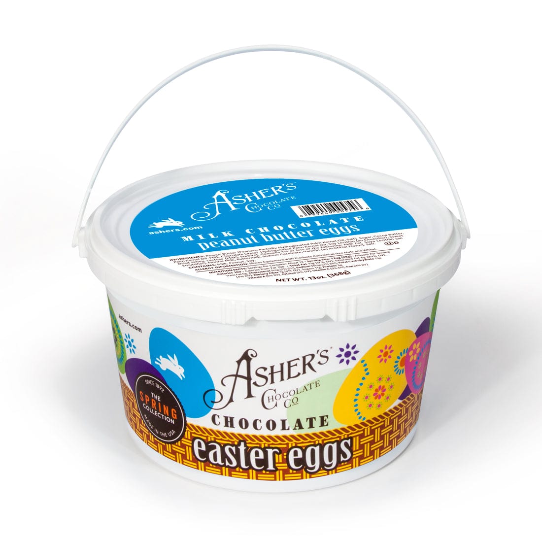 Asher's Chocolate Asher's Milk Chocolate Peanut Butter Easter Pail