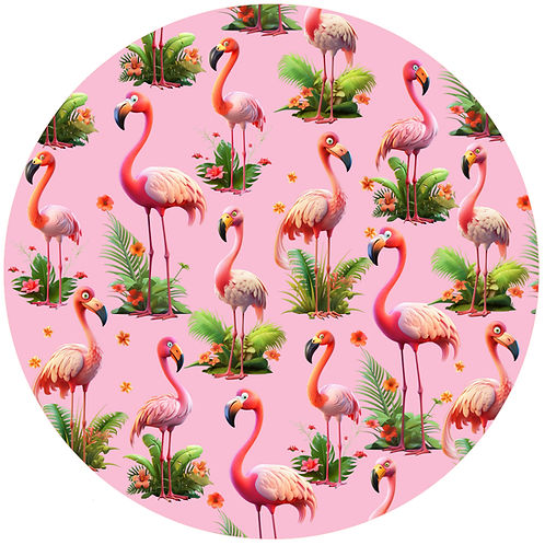 Andrea's Silicone Jar Opener - Pink Flamingos