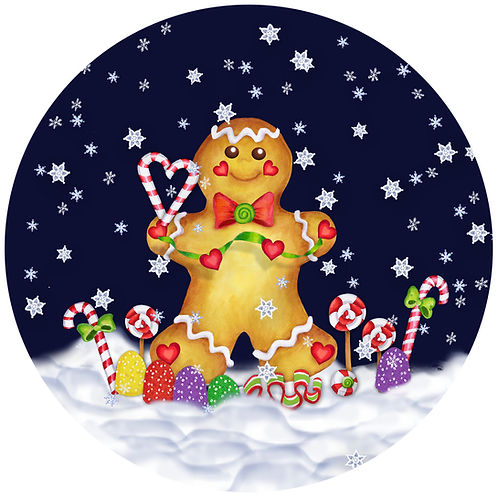 Andrea's Silicone Jar Opener - Gingerbread Man