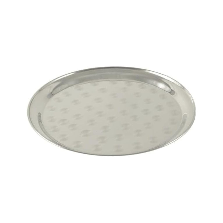 Serveware 13.75" Stainless Steel Round Serving Tray