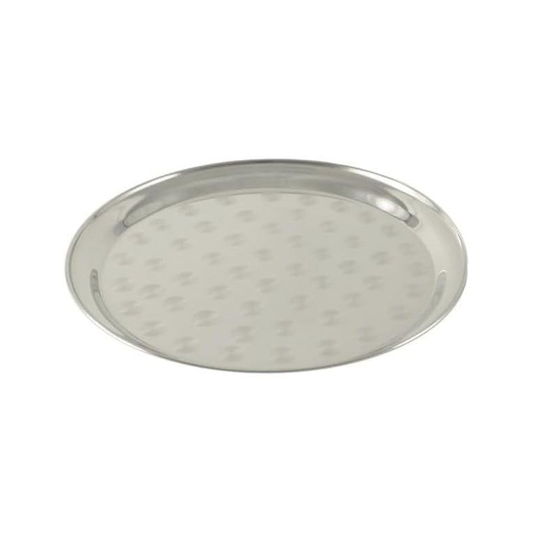 CAC Serveware 13.75" Stainless Steel Round Serving Tray