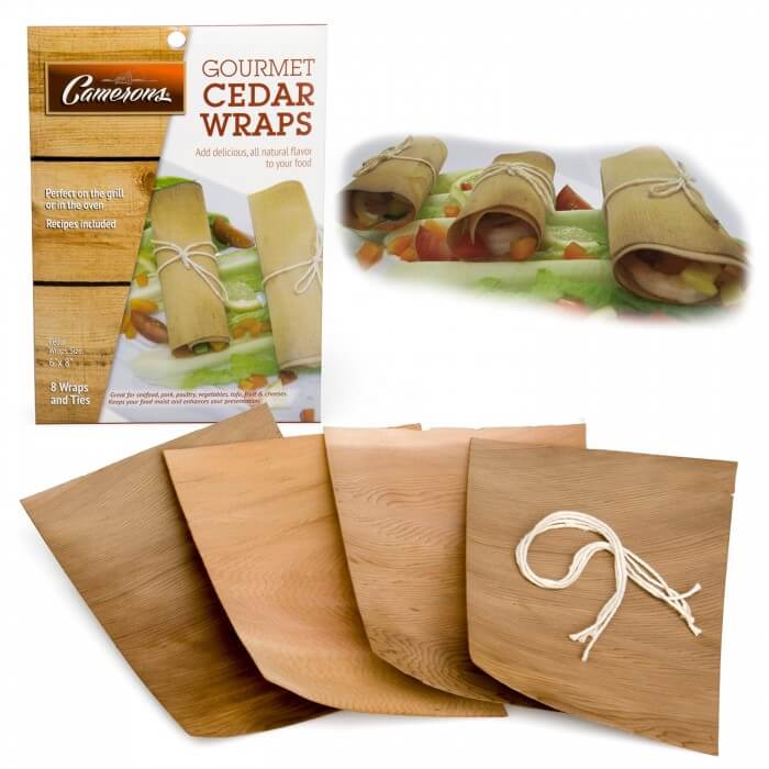 Camerons BBQ Tool Gourmet Cedar Wraps (Set of 4)