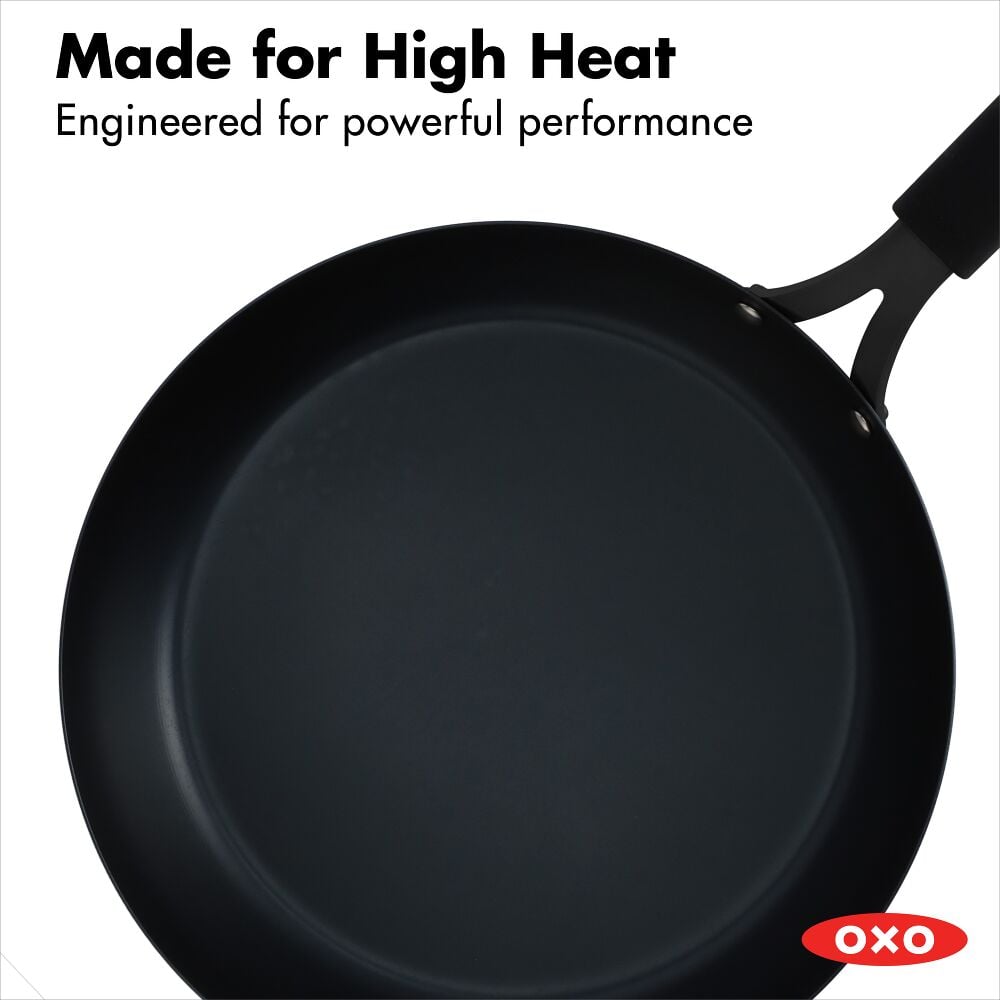 OXO Obsidian 12" Carbon Steel Frying Pan