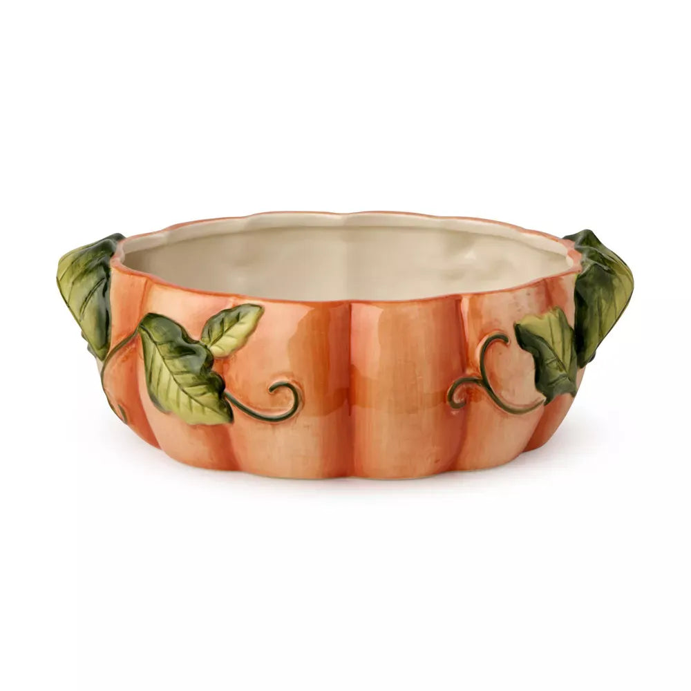 Certified International Dinnerware 3D Pumpkin Serving Bowl - 32 oz
