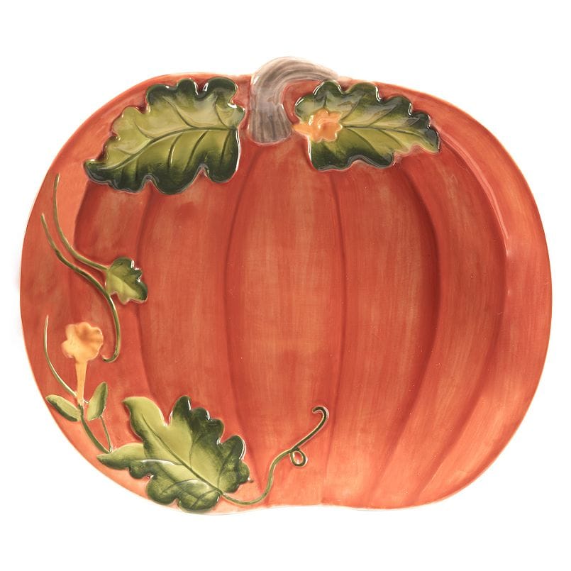 Certified International Dinnerware Harvest Morning Pumpkin Platter