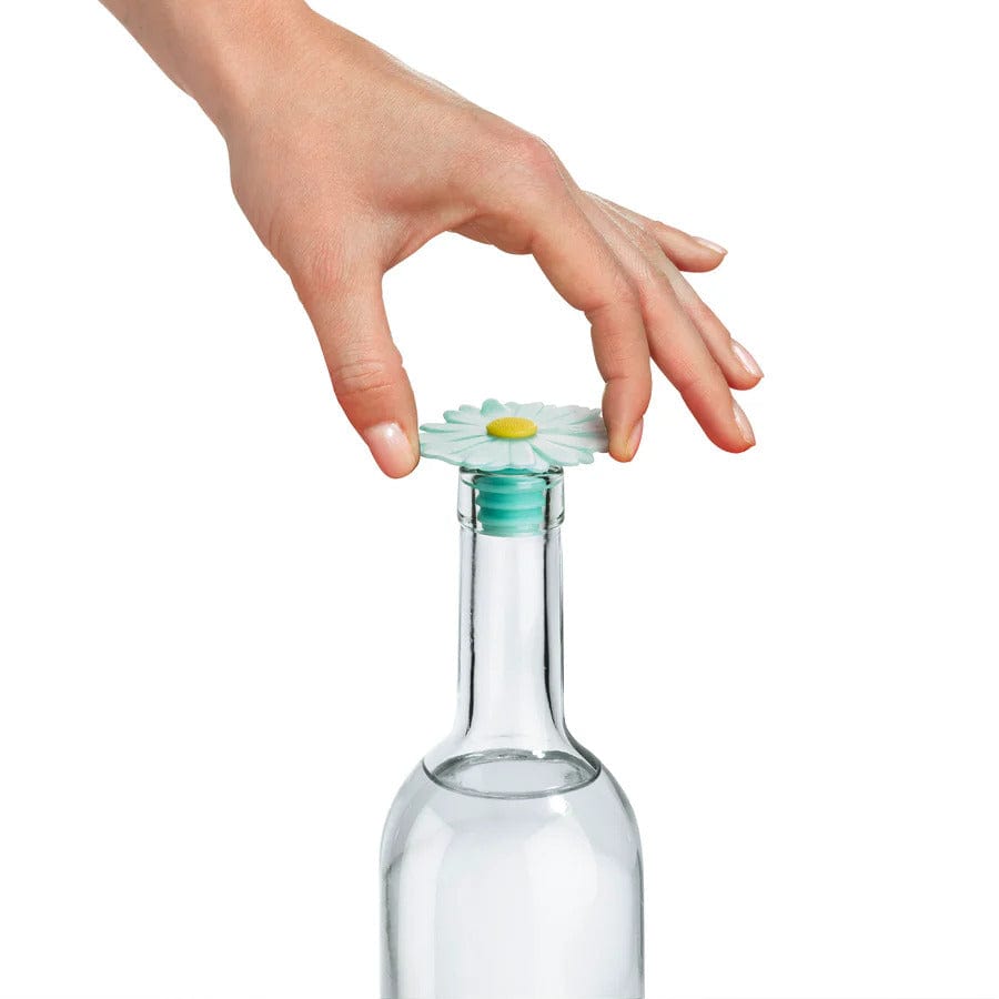 Charles Viancin Household Helpers Charles Viancin Daisy Bottle Stopper (Aqua)