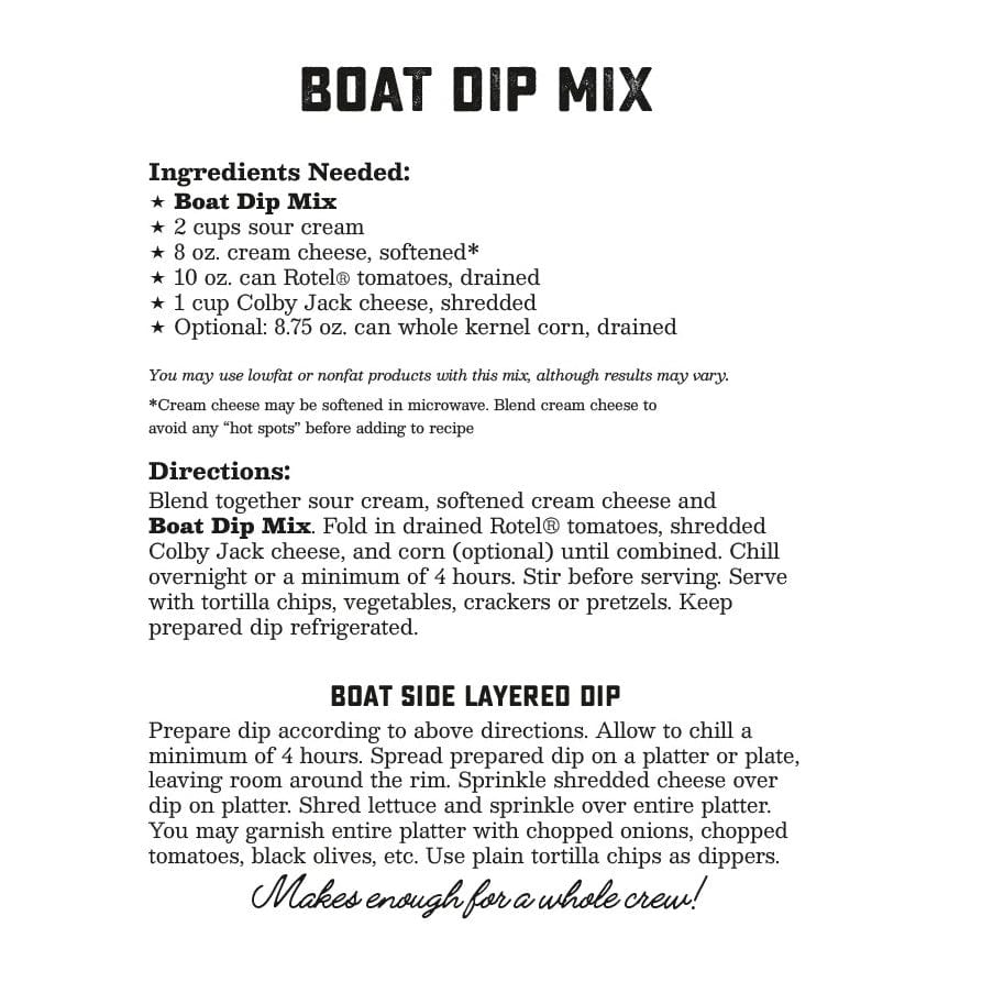 Coastal Kitchen Sauces, Salsas &amp; Dip Coastal Kitchen Boat Dip Mix