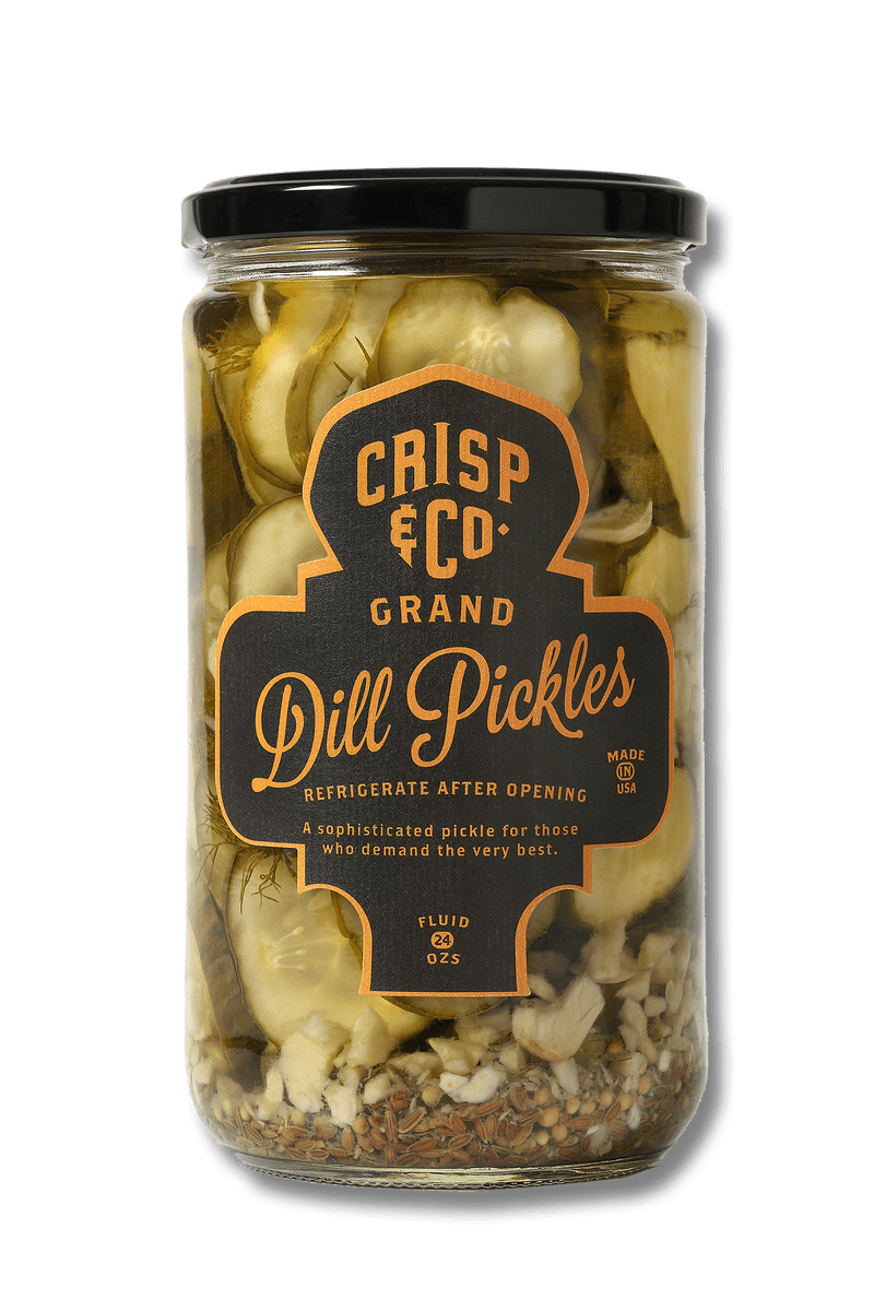 Crisp & Co Pickled Crisp & Co Grand Dill Pickles 24 oz