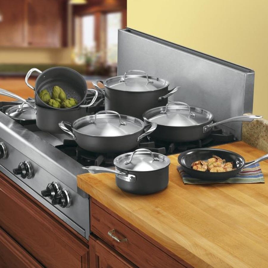 Cuisinart Cookware Sets Cuisinart 12 Piece GreenGourmet Hard Anodized Cookware Set