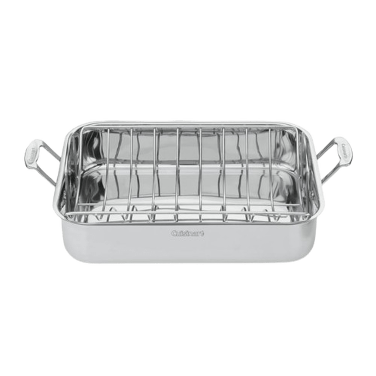 Roaster & Broiler Pans Cuisinart Chef's Classic Stainless 16 in Roasting Pan with Rack