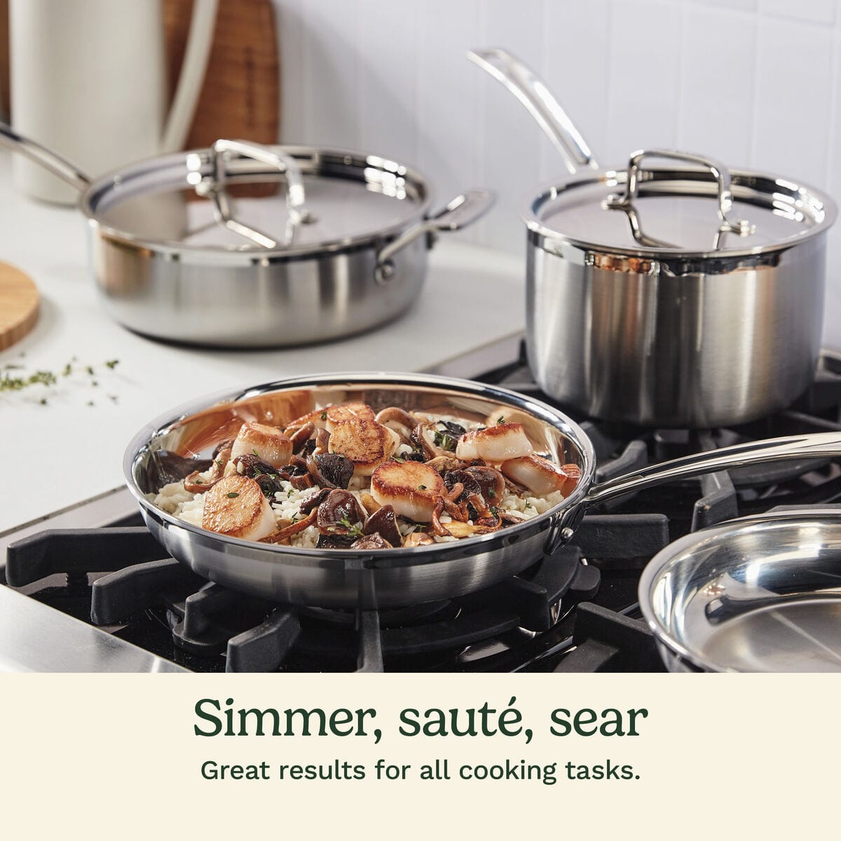 Cuisinart Cookware Sets Cuisinart MultiClad Pro Stainless Steel 12 Piece Cookware Set