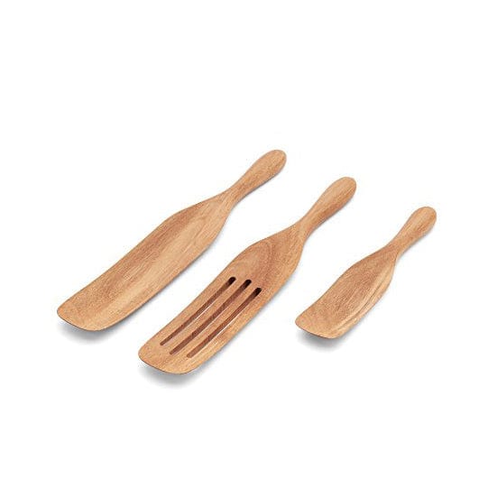 Fox Run Cutlery Acacia Wood Spurtle Set 3 Pieces