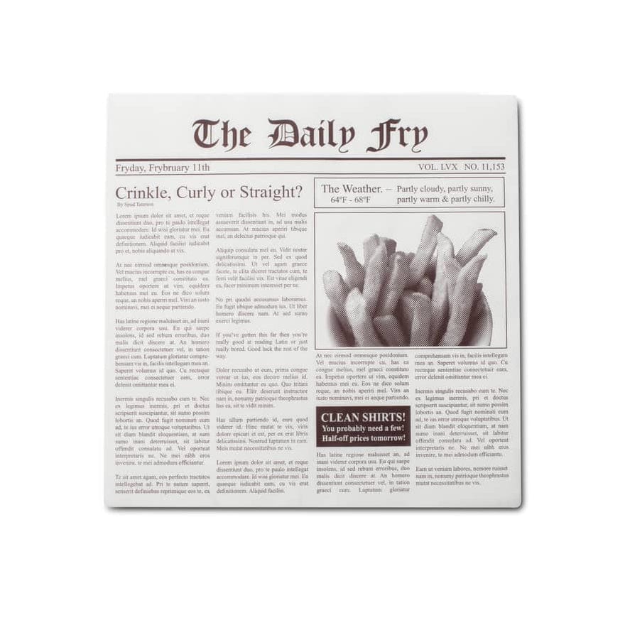 Fox Run BBQ Tool Newsprint French Fry Paper