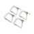 Fox Run BBQ Tool Set of 4 Metal Tablecloth Clips
