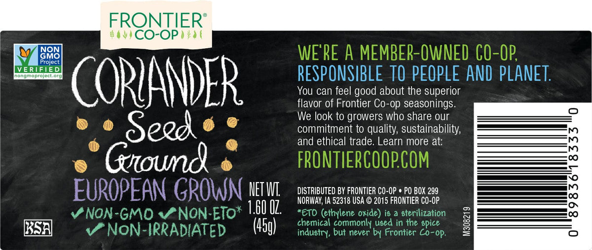 Frontier Co-Op Ground Coriander Seed 1.6 oz