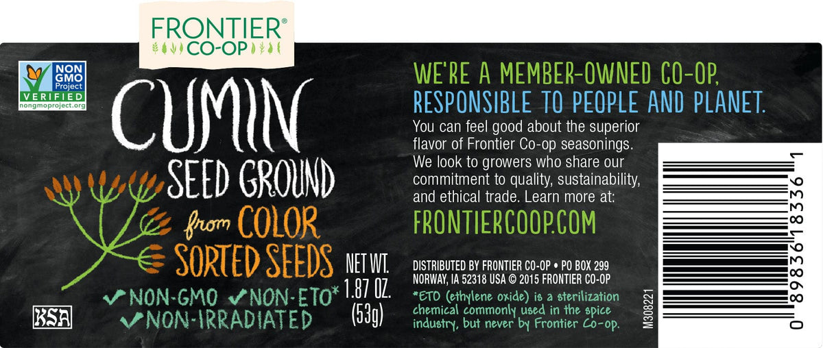 Frontier Co-Op Ground Cumin Seed 1.87 oz