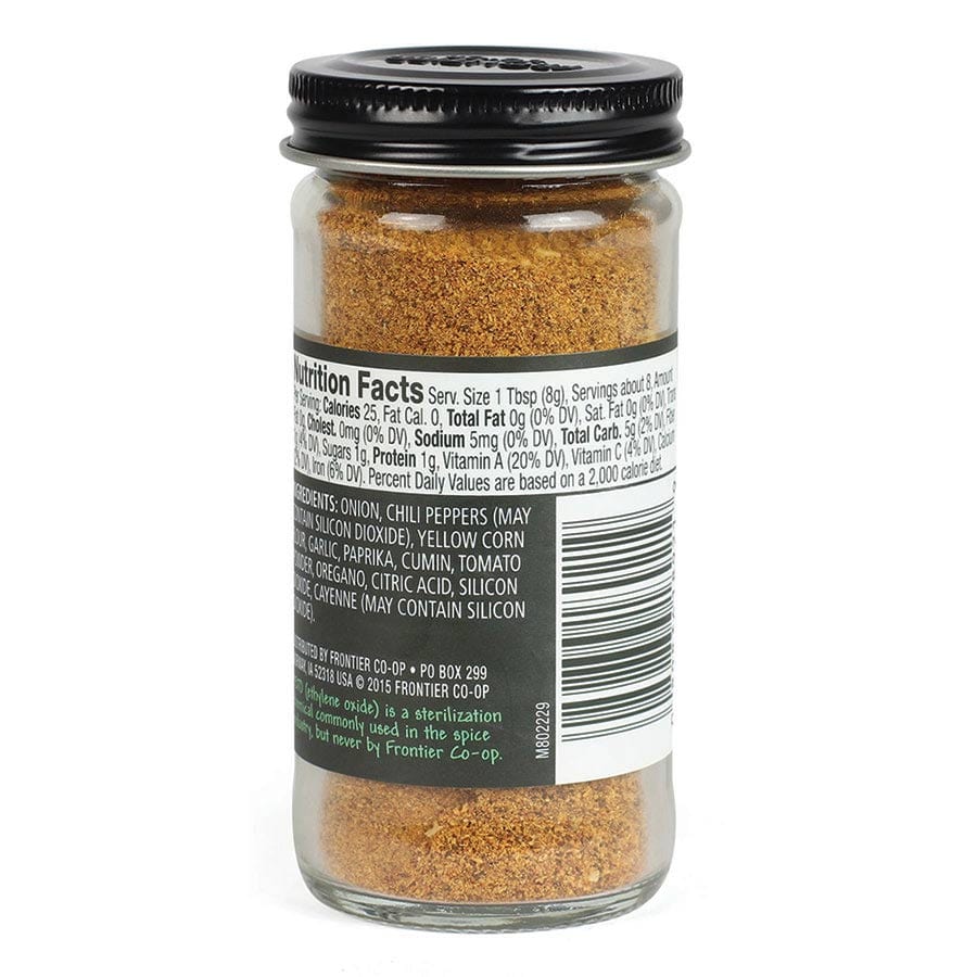 Spices Frontier Co-Op Taco Seasoning Blend 2.33 oz