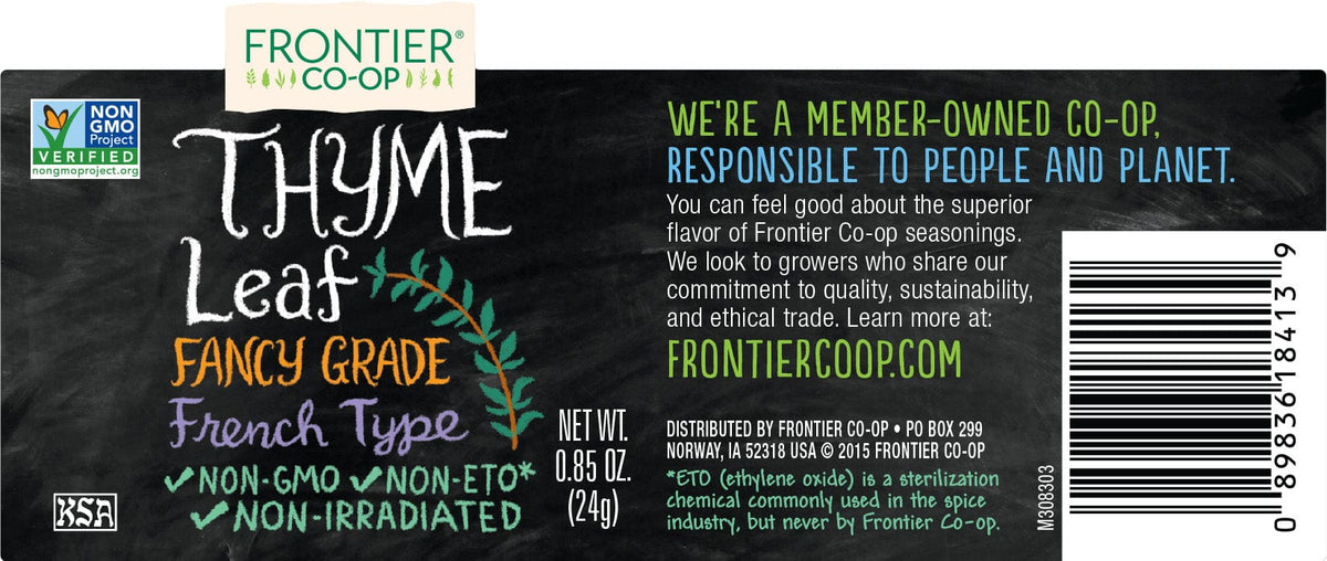 Frontier Co-Op Spices Frontier Co-Op Thyme Leaf .85 oz