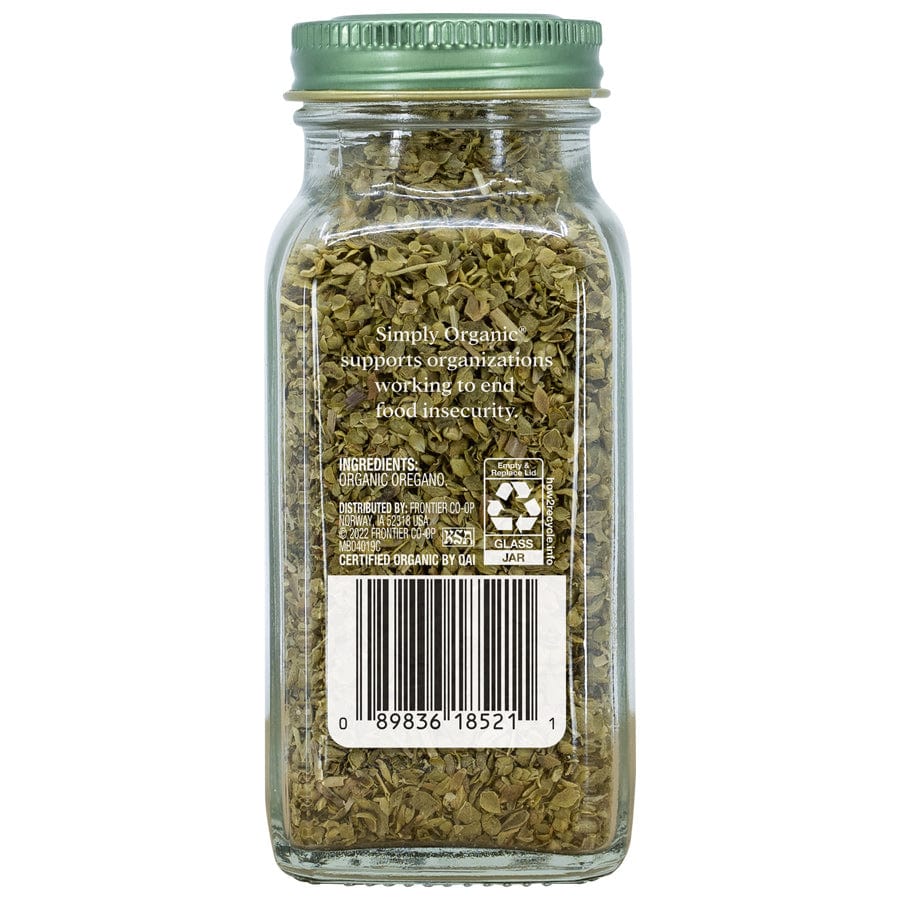 Spices Simply Organic Oregano .75 oz