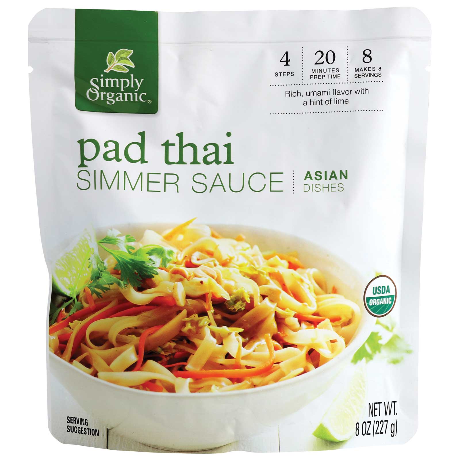 Frontier Co-Op Spices Simply Organic Pad Thai Simmer Sauce 8 oz