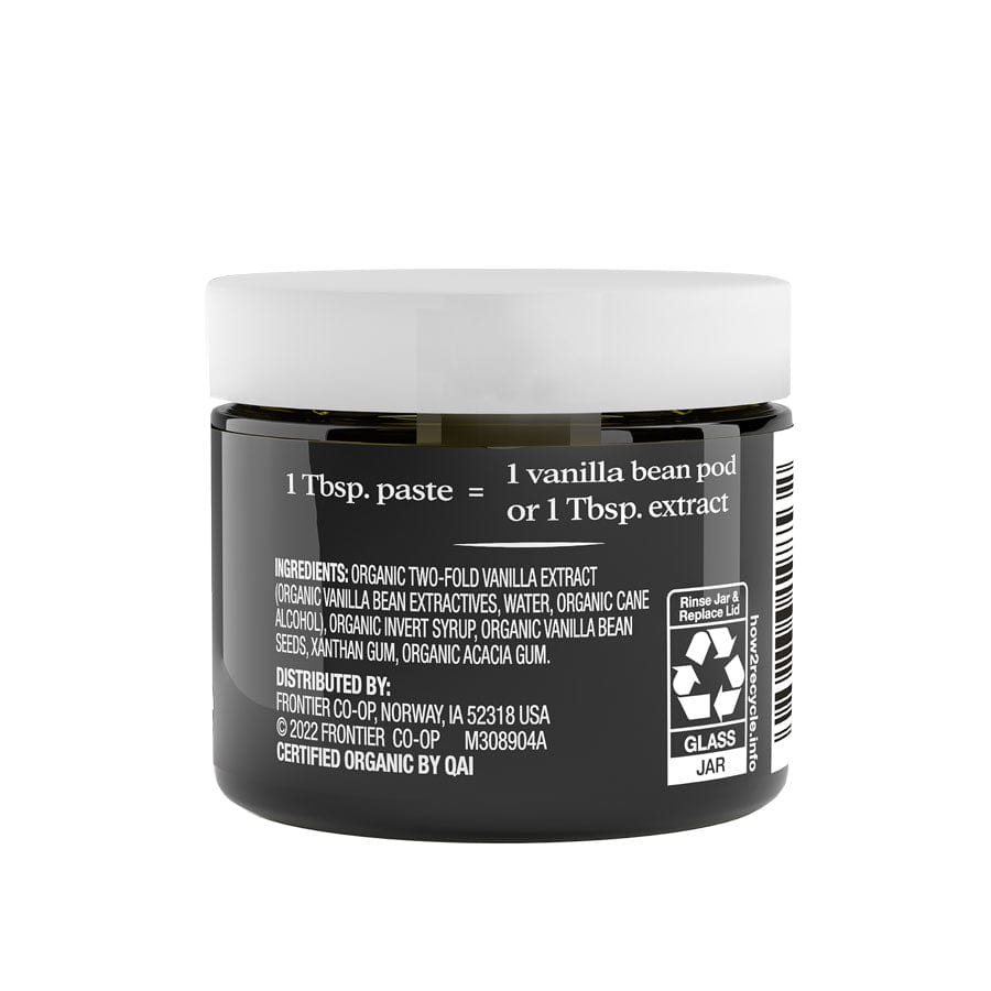 Frontier Co-Op Spices Simply Organic Vanilla Bean Paste 2 oz