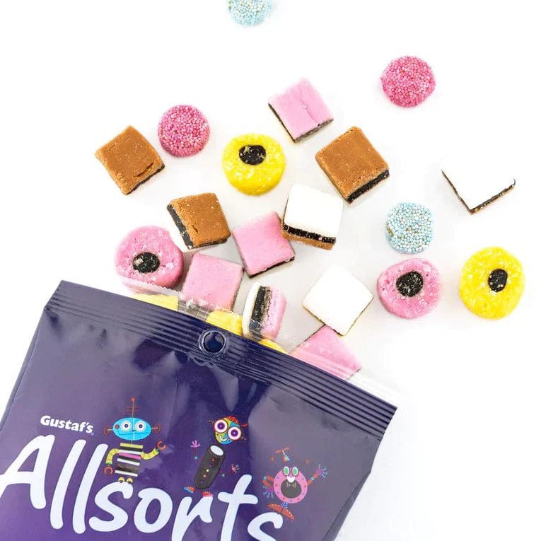 Gustaf&#39;s Old Fashioned Candy Gustaf&#39;s Allsorts Gourmet English Licorice 6.3 oz Bag