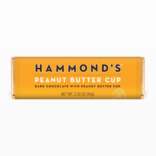 Hammonds Chocolate Hammond&#39;s Peanut Butter Cup Dark Chocolate Bar