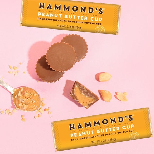 Hammonds Chocolate Hammond&#39;s Peanut Butter Cup Dark Chocolate Bar