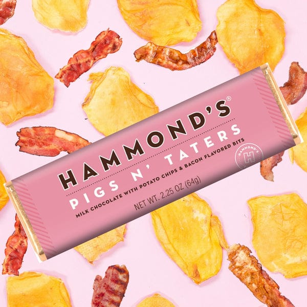 Hammonds Chocolate Hammond&#39;s Pigs &amp; Taters Milk Chocolate Bar