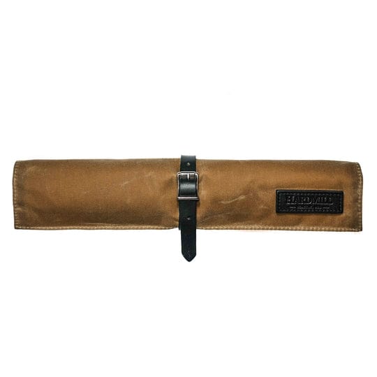 Hardmill Waxed Compact Knife Roll - Field Tan