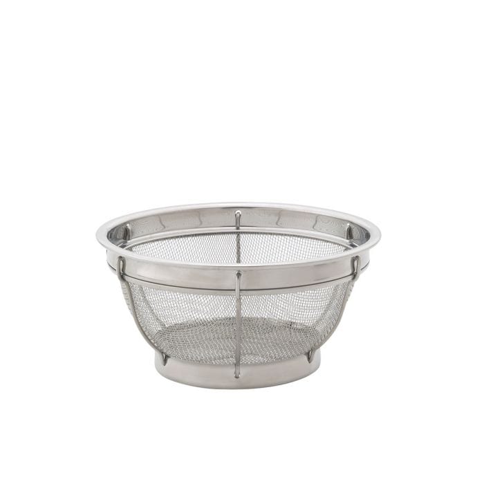Harold Import Strainer 8&quot; Stainless Steel Reinforced Colander