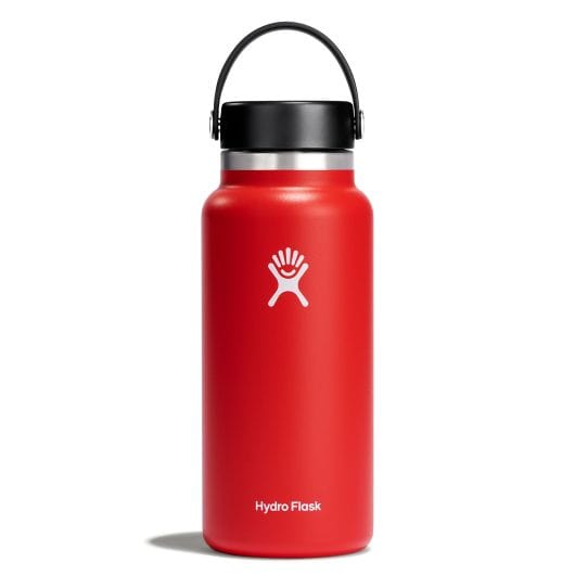 Hydro Flask Insulated Drinkware Hydro Flask 32 oz Wide Mouth Bottle Goji Red