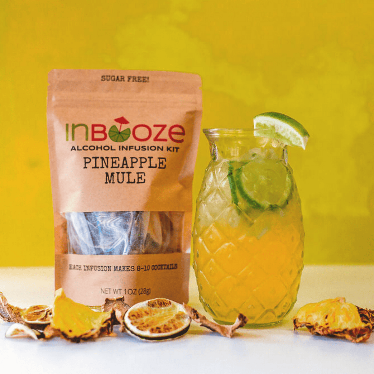 InBooze Cocktail Mixers &amp; Rimmers InBooze Pineapple Moscow Mule Alcohol Infusion Kit