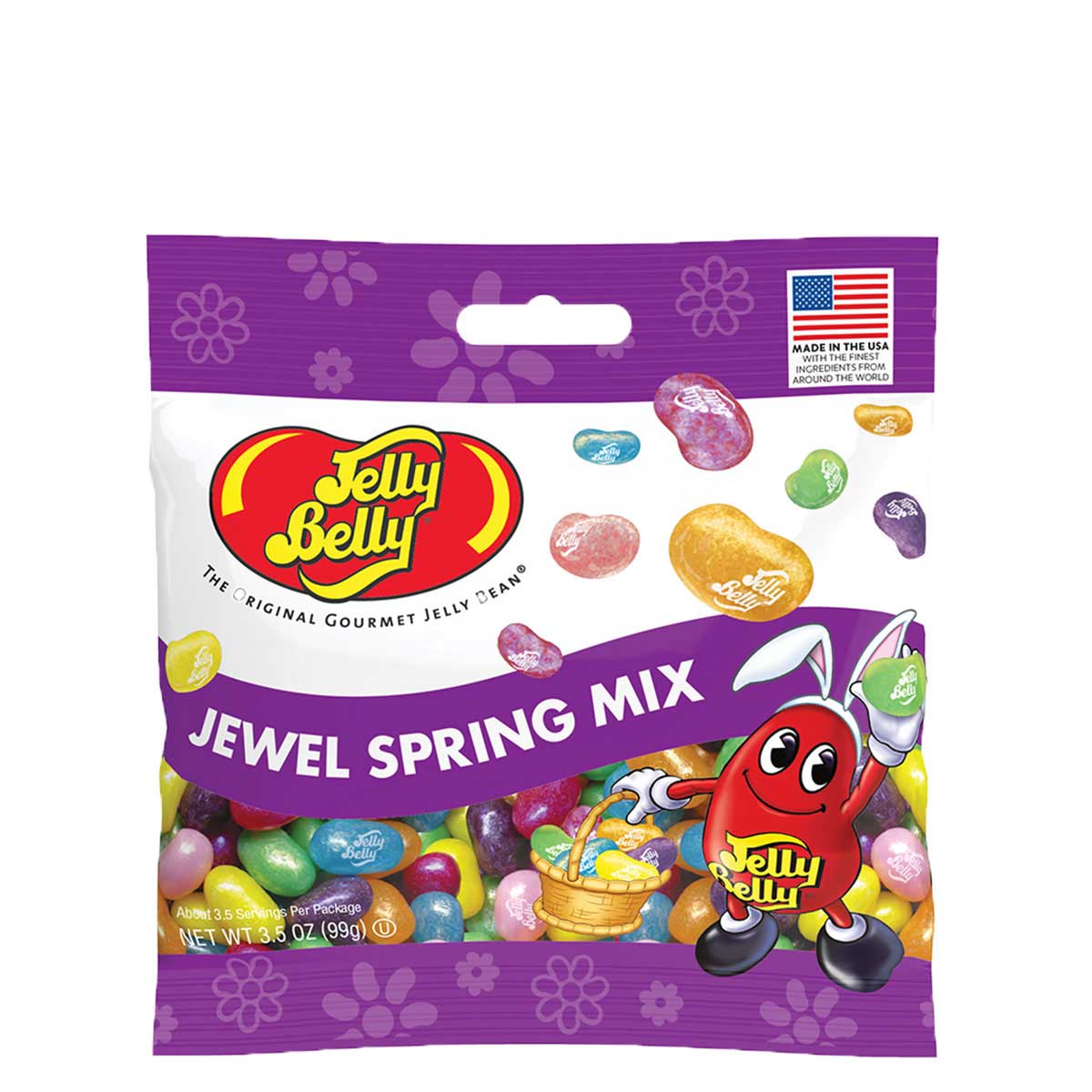 Jelly Belly Jewel Spring Mix 3.5 oz Bag