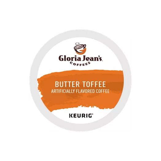 Keurig K-Cups GLORIA JEAN&#39;S Butter Toffee Coffee - 24 Ct Box