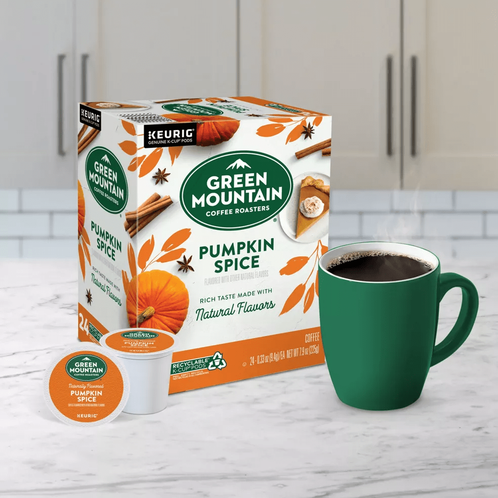 Green Mountain Coffee Roasters Seasonal Selections Pumpkin Spice K-Cup Coffee - 24 Count Box