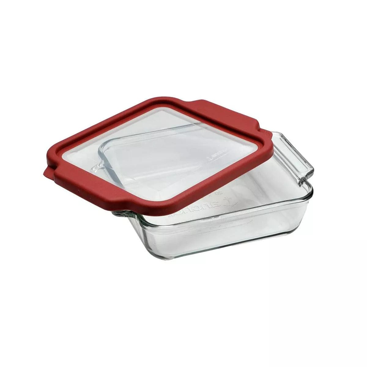 Kitchen &amp; Company Baking Dishes Anchor Hocking Glass Baking Dish with Plastic Storage Lid 2 QT