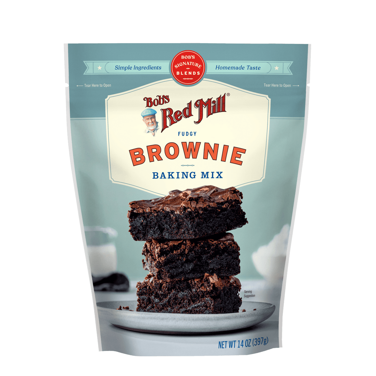 Kitchen &amp; Company Flour, Baking Mixes &amp; Oats Bob&#39;s Red Mill Fudgy Brownie Mix 14 oz