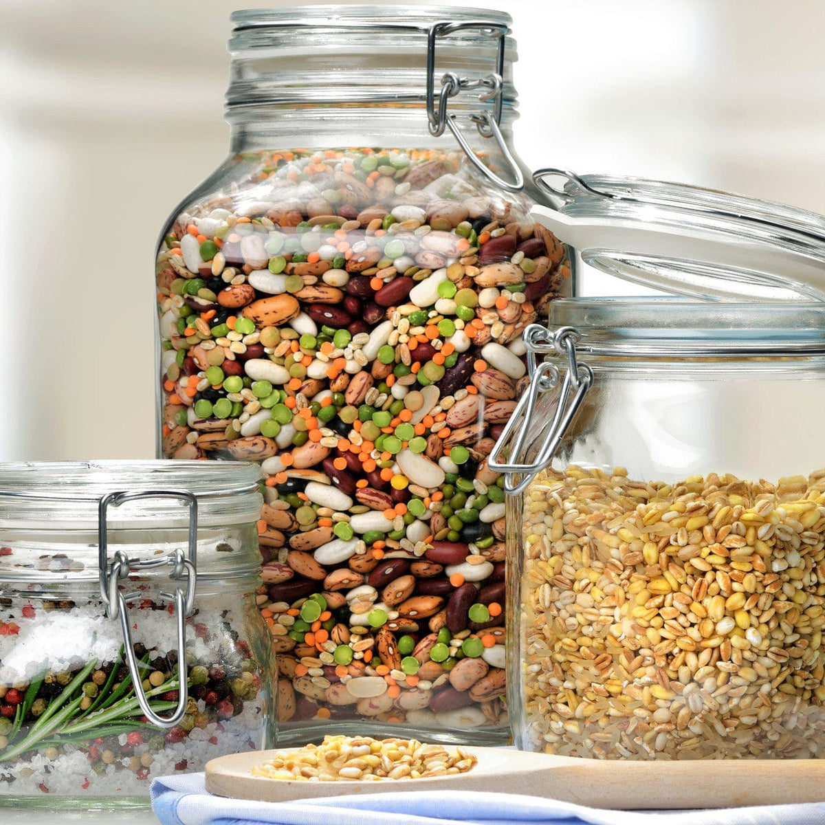 Kitchen &amp; Company Glass Storage Bormioli Rocco Fido Jar - 3L (101.5 oz.) - Clear