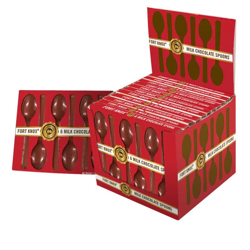 Kitchen &amp; Company Candy Fort Knox Milk Chocolate Spoons