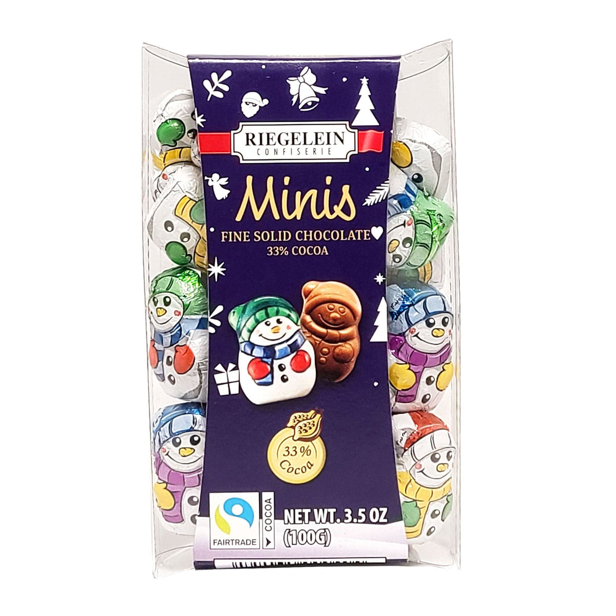 Kitchen &amp; Company Candy Mini Solid Snowmen 3.5oz