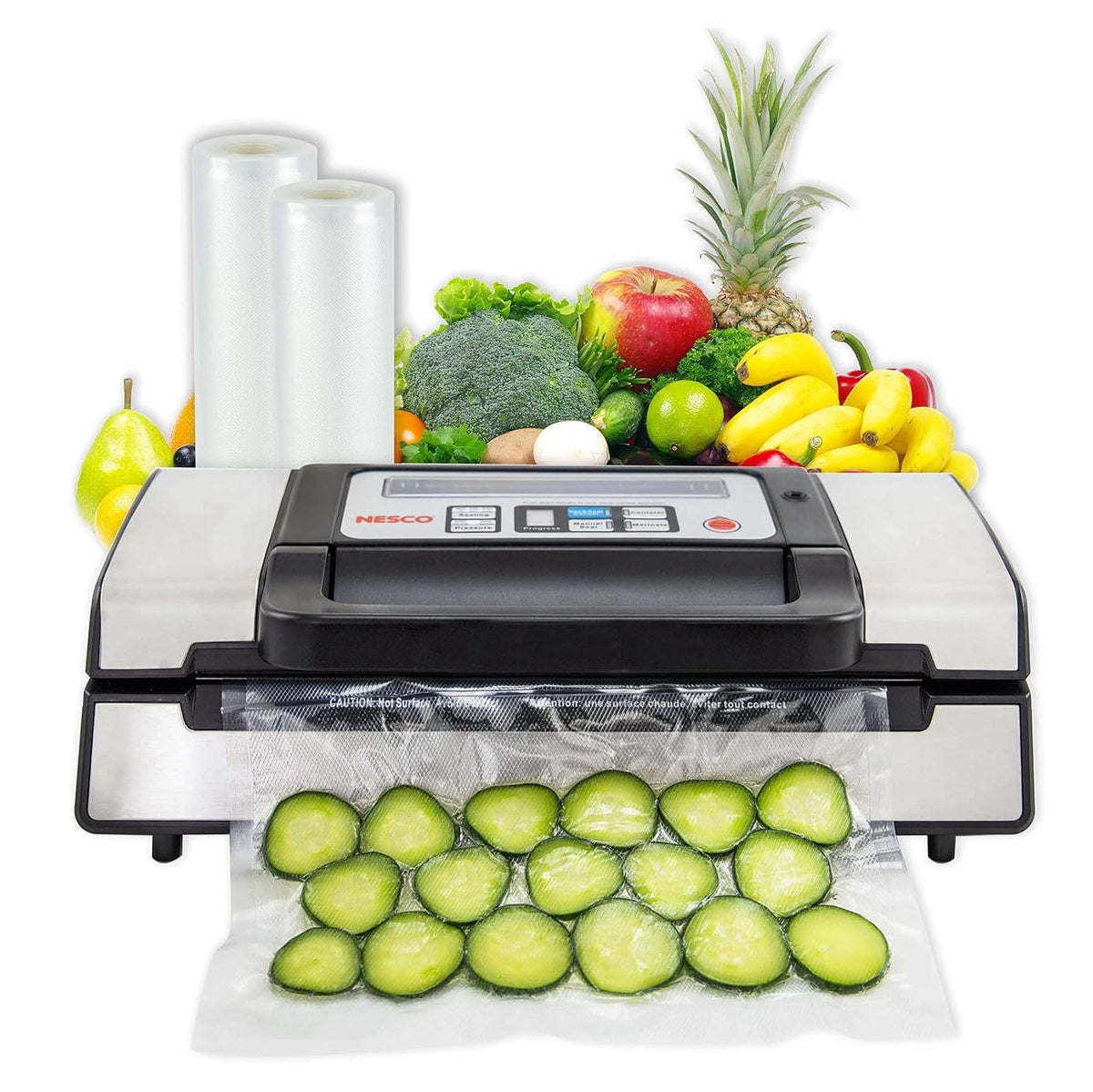 Kitchen &amp; Company Vacuum Machines Nesco Deluxe Food VS-12 Vacuum Sealer