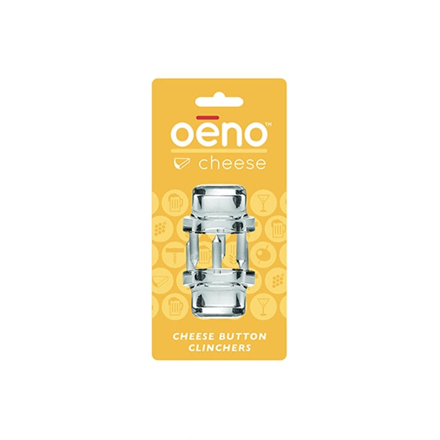 Oenophilia Cheese Button Clinchers Set of 2