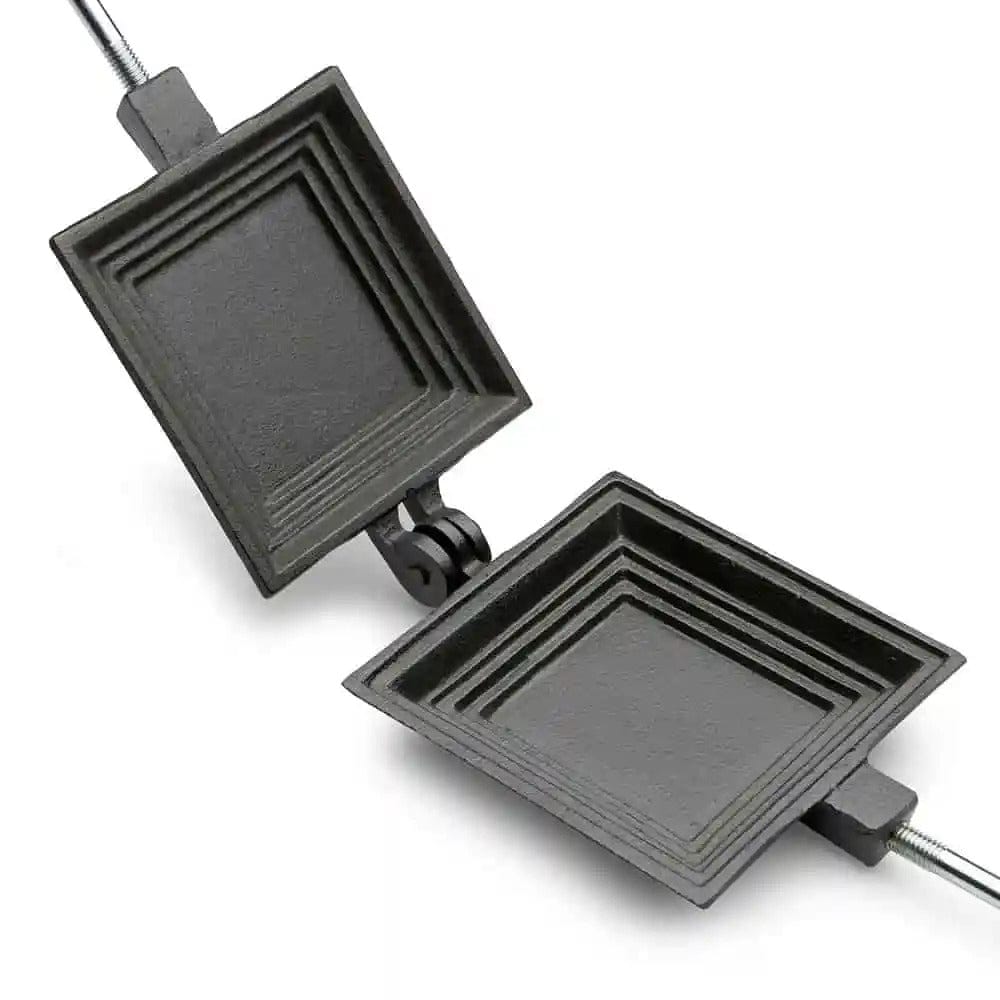 Kitchen &amp; Company BBQ Tools Old Mountain Square Single Sandwich Iron