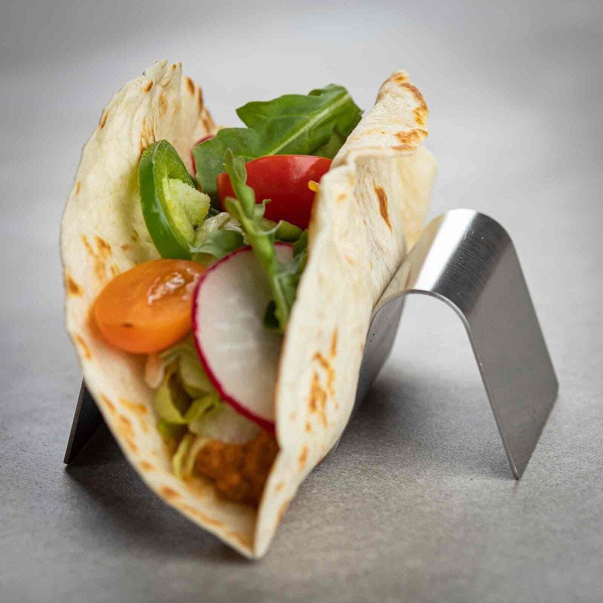Taco Taxi Stainless Steel Server