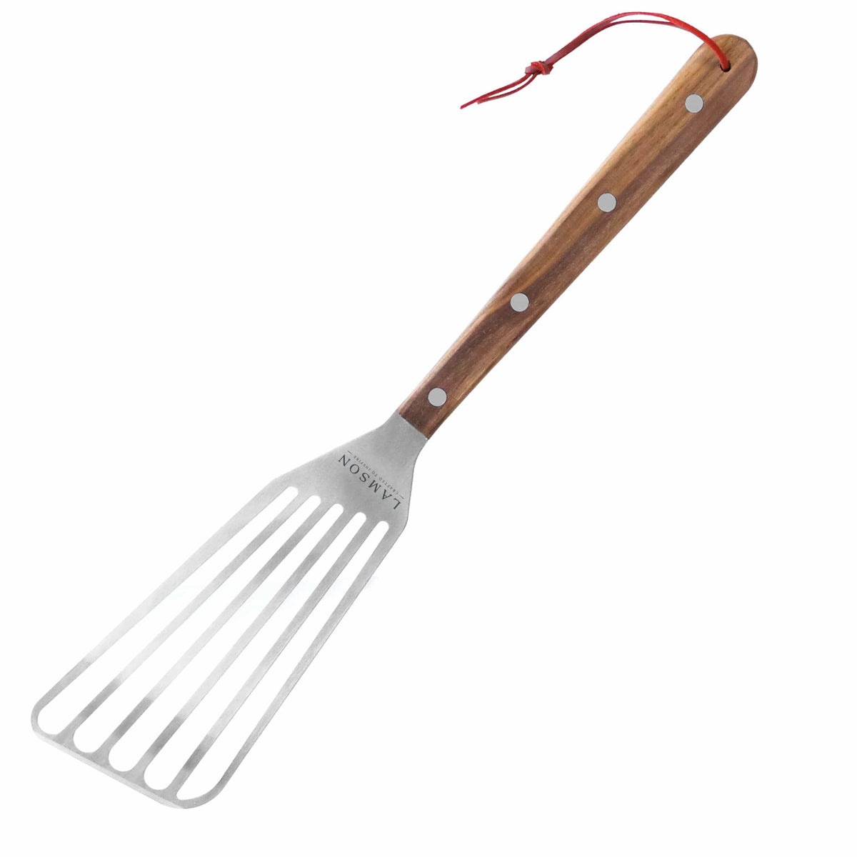 Lamson BBQ Tool Lamson Premier 20&quot; BBQ Slotted Fish &amp; Vegetable Turner - Walnut