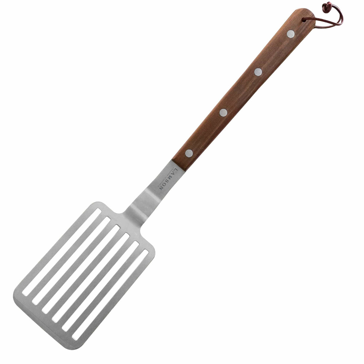 Lamson BBQ Tool Lamson Premier 20&quot; BBQ Turner with Beveled Edge - Walnut